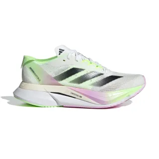【adidas 愛迪達】愛迪達  Adizero Boston 12 W 女鞋 白綠紫色 運動 路跑 馬牌底 慢跑鞋 IG3328