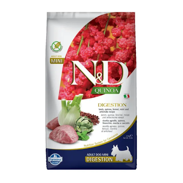 【義大利Farmina法米納】N&D天然藜麥無榖機能系列-犬用 2.5kg（QD）(狗飼料)