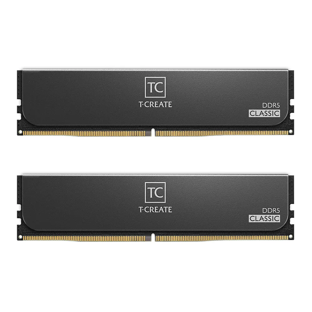 【Team 十銓】T-CREATE 創作者 CLASSIC  DDR5 5600 64GBˍ32Gx2 CL46 桌上型記憶體