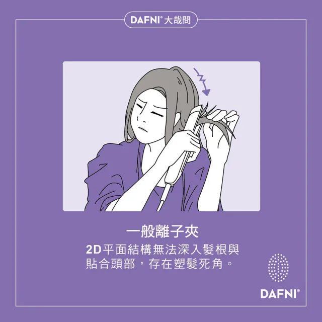 DAFNI】black 專業直髮梳/整髮梳/美髮梳/電熱梳/造型梳/直髮內彎造型器