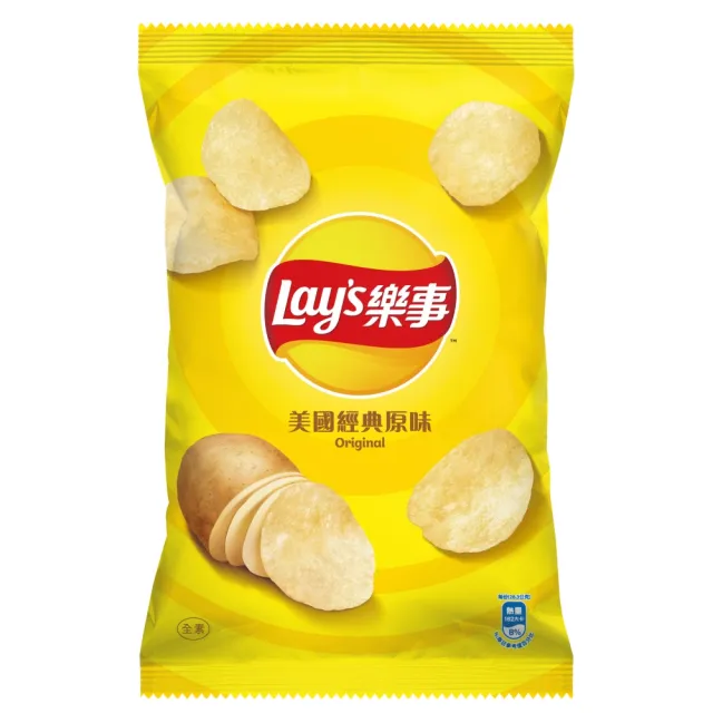 【Lay’s 樂事】樂事美國經典原味洋芋片85g/包