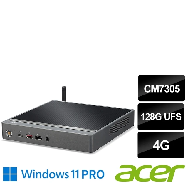 ACER 宏碁Acer 宏碁 27型電競螢幕組★RB610迷你電腦(RB610/CM7305/4G/128G UFS/W11P)