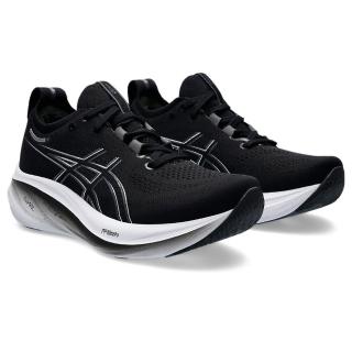 【asics 亞瑟士】慢跑鞋 女鞋 運動鞋 緩震 寬楦 GEL-NIMBUS 26 D 黑 1012B602-001