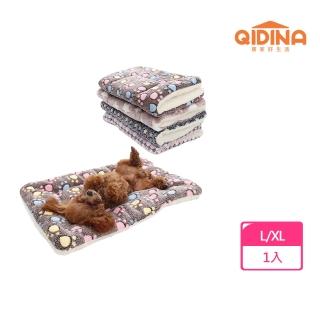 【QIDINA】加厚法蘭絨保暖軟軟寵物墊 L(狗窩 貓窩 貓床 狗狗床 寵物睡墊 寵物窩 狗狗衣服)