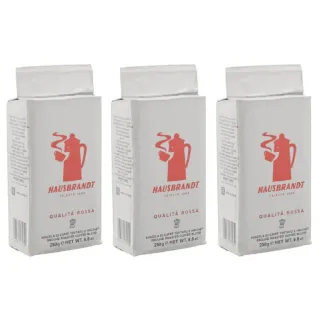 【HAUSBRANDT】ROSSA紅牌咖啡粉(250g/包x3)