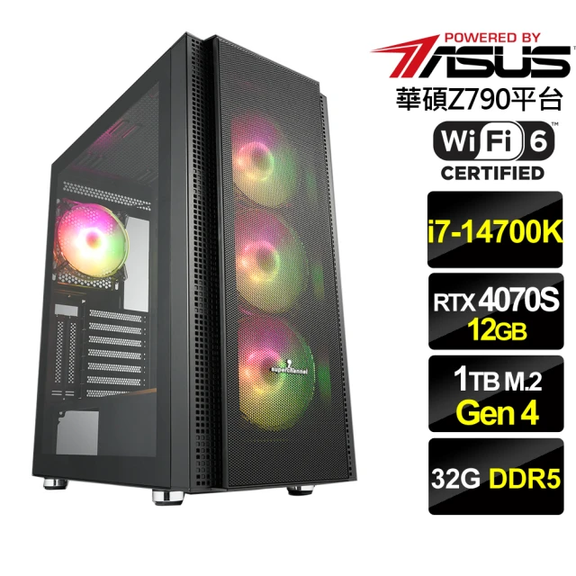 微星平台 i7二十核Geforce RTX4070TI Wi