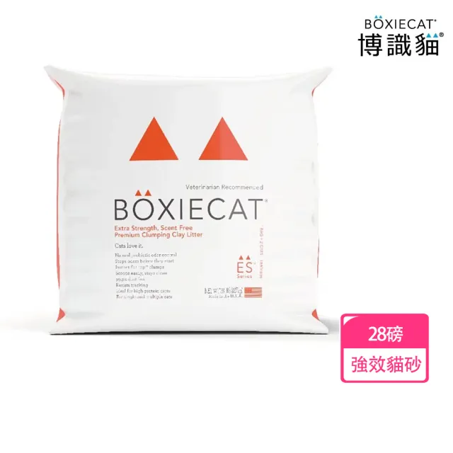 【BOXIECAT 博識貓】強效黏土凝結貓砂28磅(貓砂 天然黏土)