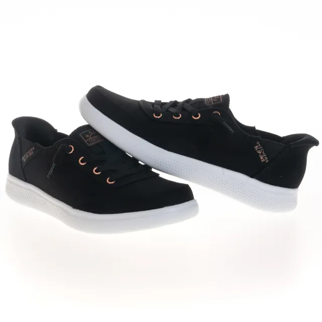 【SKECHERS】女鞋 休閒系列 瞬穿舒適科技 BOBS SKIPPER 寬楦款(114815WBLK)