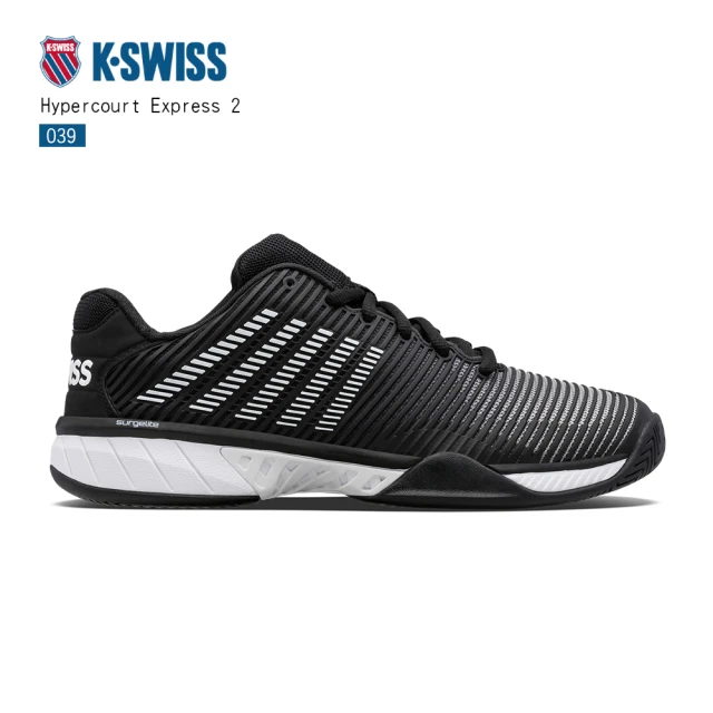 K-SWISS 網球鞋 黑白 男鞋 透氣輕量 Hypercourt Express 2