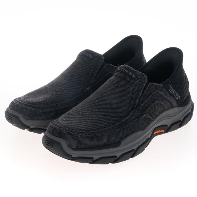 【SKECHERS】男鞋 休閒系列 瞬穿舒適科技 RESPECTED(204809BLK)