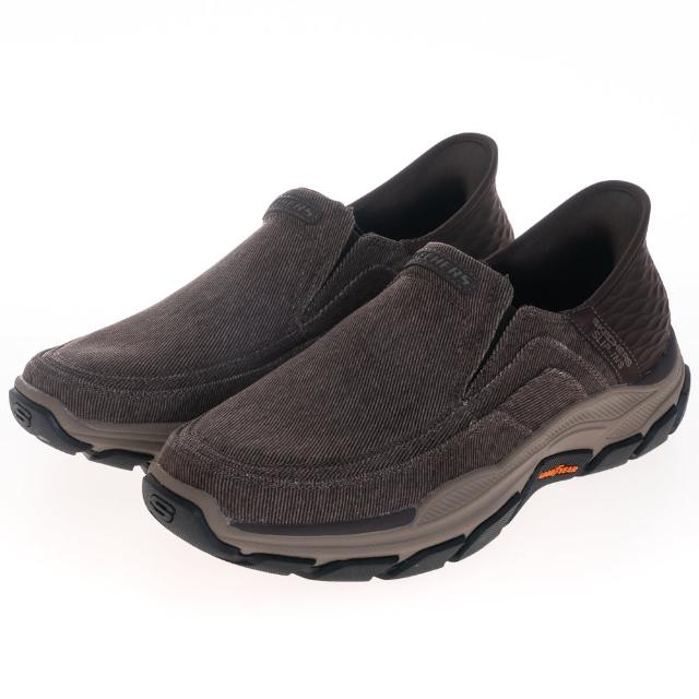 【SKECHERS】男鞋 休閒系列 瞬穿舒適科技 RESPECTED(204809BRN)