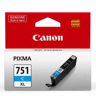 【CANON】CLI-751XL-C 原廠藍色高容量XL墨水匣