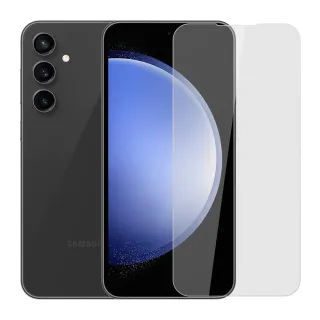 【YADI】Samsung Galaxy S23 FE 6.4吋 2023 水之鏡 AGC高清透手機玻璃保護貼(靜電吸附 高清透光)