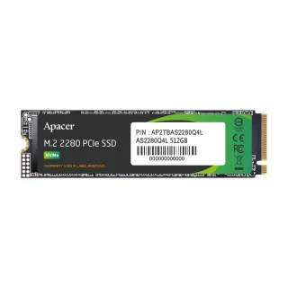 【Apacer 宇瞻】AS2280Q4L 512GB M.2 PCIe 4.0 SSD