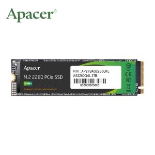 【Apacer 宇瞻】AS2280Q4L 1TB M.2 PCIe 4.0 SSD