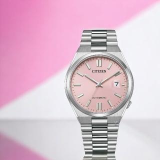 【CITIZEN 星辰】Mechanical PANTONE限定 時尚機械腕錶-粉40mm 618 年中慶 送禮 自用(NJ0158-89X)