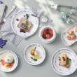 【CorelleBrands 康寧餐具】優雅淡藍4件式餐碗組(D01)