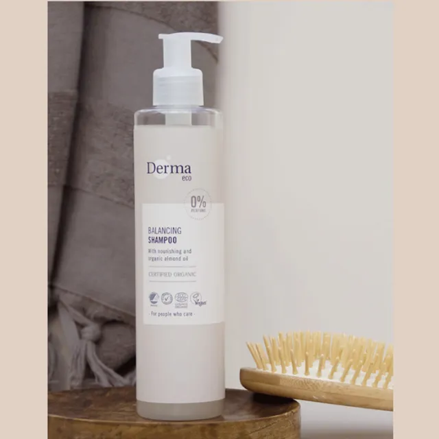 【Derma 丹麥德瑪】大地 Eco有機蘆薈淨化洗髮露 250ml(天然成分 適合孕哺期間使用)