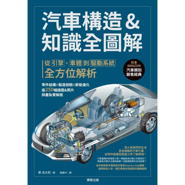 【momoBOOK】汽車構造&知識全圖解：從引擎、車體到驅動系統全方位解析(電子書)