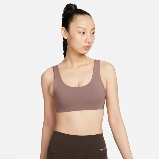 【NIKE 耐吉】運動內衣 女款 輕度支撐 AS W NK DF ALATE ALL U BRA 紫 FB3240-208