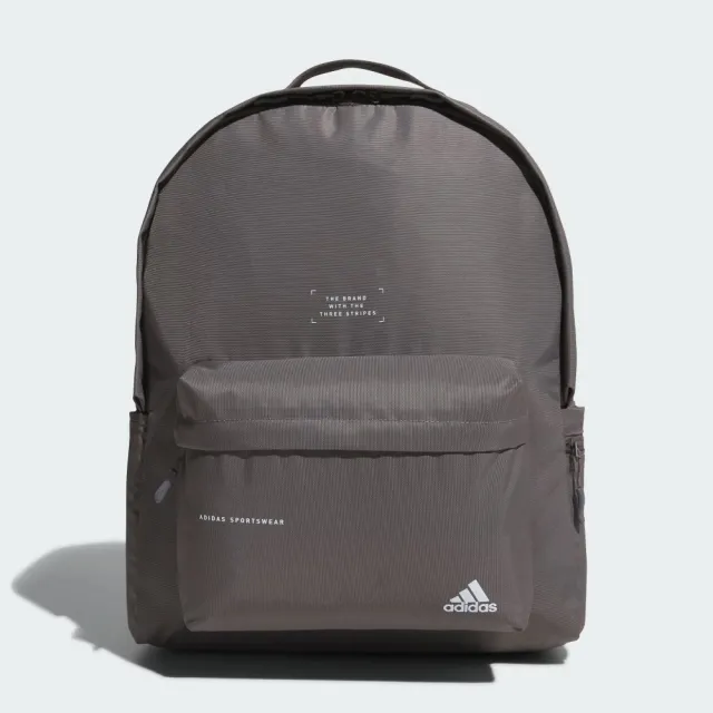 【adidas 愛迪達】後背包 運動包 書包 旅行包 登山包 MH BP 灰 IM5216(1999)