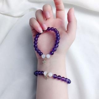 【KT DADA】包包 手環 月光石手鍊 紫水晶手鍊 開運手鍊 平安手鍊 送閨蜜 禮物 水晶手鍊 純銀手鍊 閨