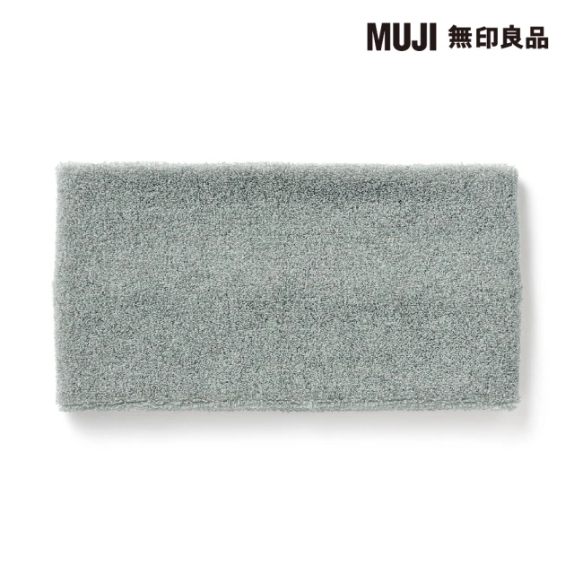 【MUJI 無印良品】圈絨束髮帶/粗.灰