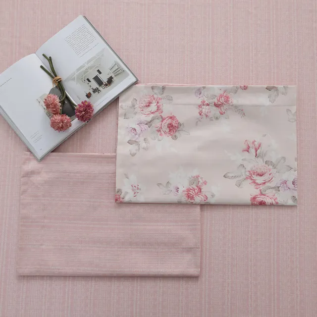 【MONTAGUT 夢特嬌】40支精梳棉兩用被床包組-珍妮花園(雙人)