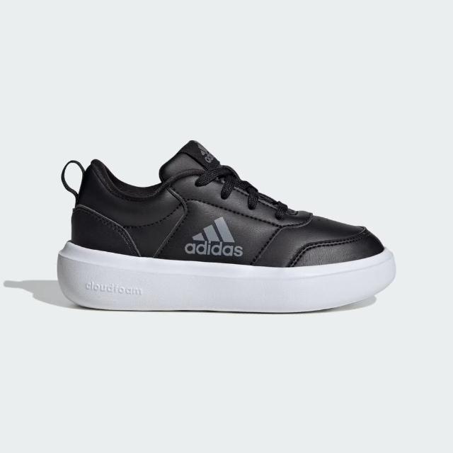 【adidas 愛迪達】Park ST K 大童 休閒鞋 運動 皮革 緩震 簡約 舒適 百搭 愛迪達 黑白(IF9055)