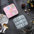 【美倫美】11連薑餅人聖誕樹造型矽膠模具(烘焙 蛋糕 巧克力 冰磚 造型模具 聖誕節 節日 手作 DIY)