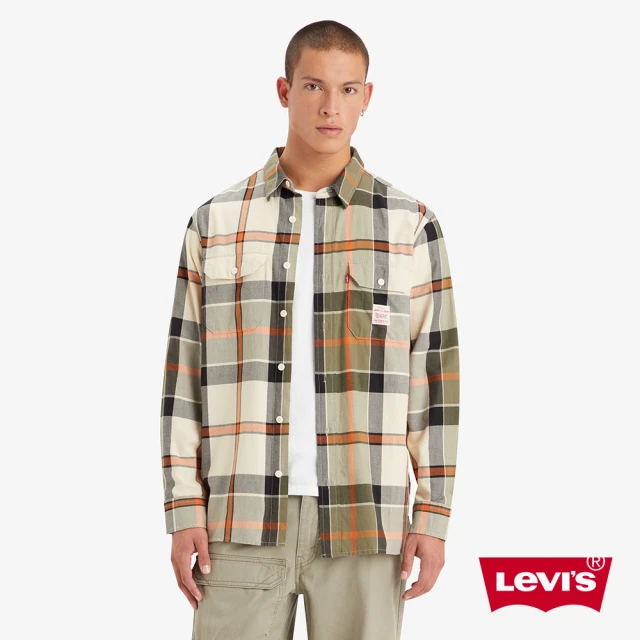 LEVIS LEVIS Workwear工裝系列男款經典工裝式格紋襯衫 人氣新品 A5772-0008