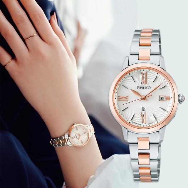 【SEIKO 精工】LUKIA 太陽能電波女錶-27.5mm 女王節 春夏推薦(SSVW206J/1B32-0AY0KS)