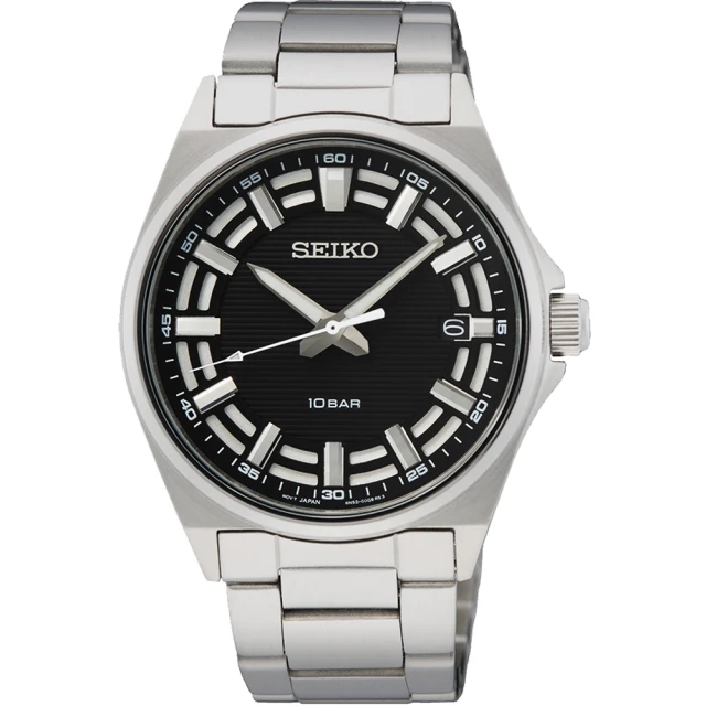 SEIKO 精工 CS 城市簡約紳士手錶-40mm 好禮2選1 雙11 優惠(SUR505P1/6N52-00G0D)