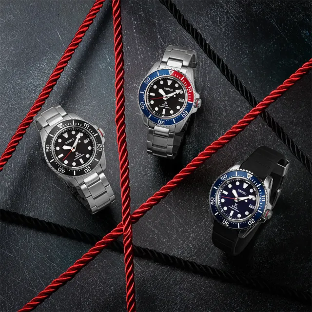 【SEIKO 精工】PROSPEX 太陽能200米潛水錶-42.8mm 520禮物 送禮(SNE593P1/V157-0DP0B)