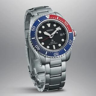 【SEIKO 精工】PROSPEX 可樂圈 太陽能200米潛水手錶-42.8mm 母親節 禮物 送禮(SNE591P1/V157-0DP0R)