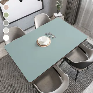 【巴芙洛】加厚止滑皮革防油防水素色桌墊80X140cm(餐桌墊/電腦桌墊/學生桌墊/辦公室桌墊/桌布/桌巾)