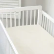 【kushies】優質平紋棉紗嬰兒床床包 70x140cm(全年適用 - 優雅素色任選)