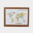【Fuwaly】白俄羅斯EWA木質模型-世界地圖_中144x79cm(木質模型 世界地圖 多色可選 立體美感 家飾擺設)