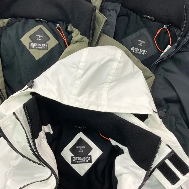 【Superdry】極度乾燥 女外套 新一代 女款 三拉鍊 防風外套  刷毛  連帽 外套 防風衣(防風外套 8364)