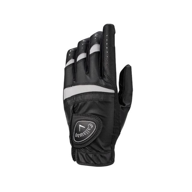 【Callaway 卡拉威】ALL WEATHER GLOVE 男士 左手 黑(高爾夫球手套)