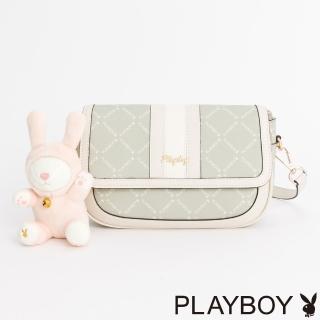 【PLAYBOY】斜揹包 Lucky Bunny系列(綠色)