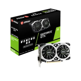 【MSI 微星】MSI GTX 1650 D6 VENTUS XS OC 顯示卡+松聖 DUKE-500W 電源供應器(顯示卡超值組合包)