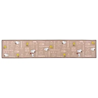 【日本SENKO】SNOOPY 史努比   卡通地毯 廚房地墊 地毯(45X240CM  平行輸入)