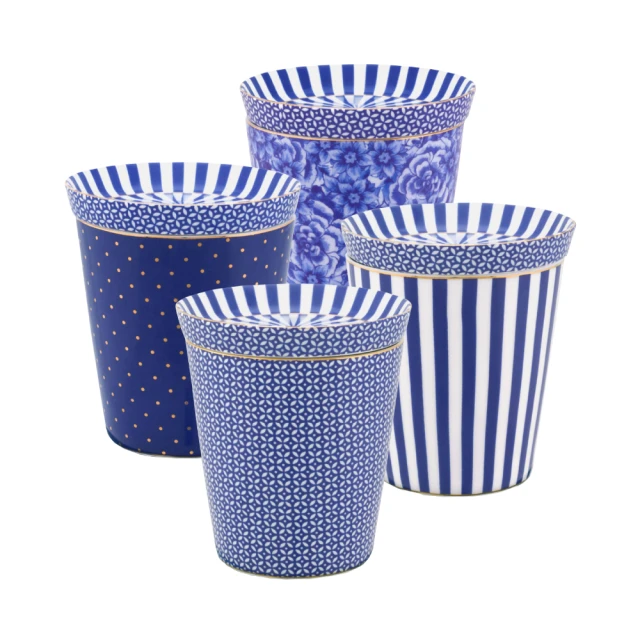PIP STUDIO Royal質感水杯組-藍(4件組/杯子