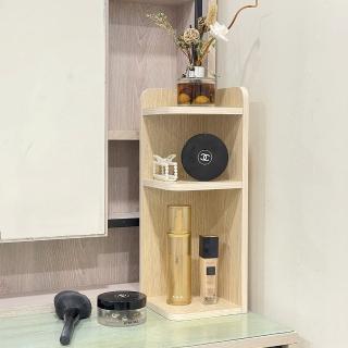 【ONE 生活】桌上角落架 櫃子收納/超取/三層架/化妝品收納(寬15CM桌上轉角架)