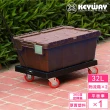 【KEYWAY 聯府】克勒斯2號物流箱+平板拖車(搬運箱 搬運車 MIT台灣製造)