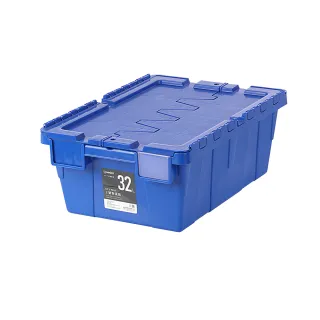 【KEYWAY 聯府】克勒斯2號物流箱-4入 藍(搬運箱 運輸箱 收納箱 MIT台灣製造)