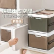 【簡約家具】摺疊衣物收納箱 7格分層/無隔板(整理箱 收納箱 衣櫃 雜物 透視 玩具)