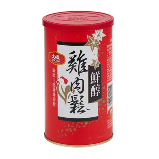 【大成】鮮醇雞肉鬆160g*6罐組(國產雞 無添加豆粉 無防腐劑)