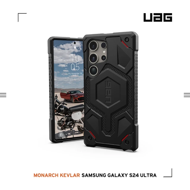 UAG Galaxy S24 磁吸式耐衝擊保護殼-黑(支援M